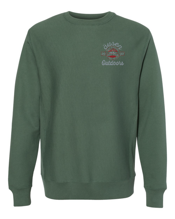 A Timeless Retro Van Legend Heavyweight Crewneck Sweatshirt