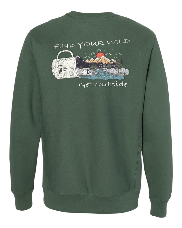 Find Your Wild Camp Cup Legend Heavyweight Crewneck Sweatshirt