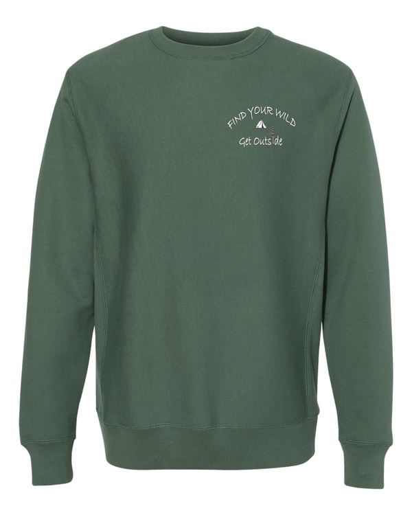 Find Your Wild Camp Cup Legend Heavyweight Crewneck Sweatshirt