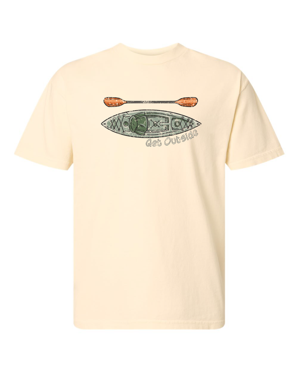 River Explorer Kayak Short Sleeve T-Shirt