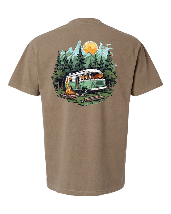 A Timeless Retro Van Short Sleeve T_shirt