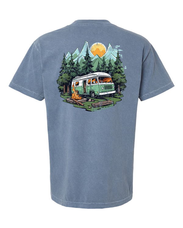 A Timeless Retro Van Short Sleeve T_shirt