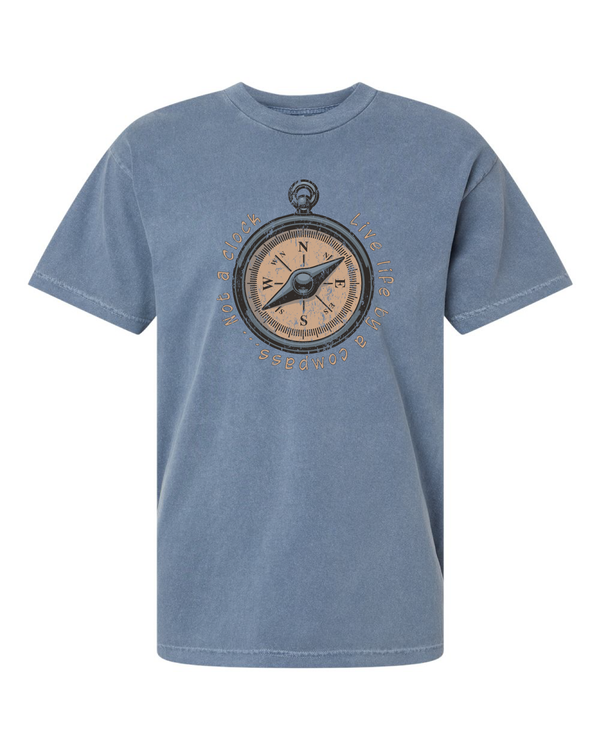 Live Life By a Compass Short Sleeve T-Shirt