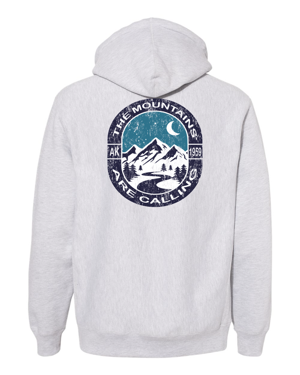 The Mountains Are Calling Legend Heavyweight Hoodie