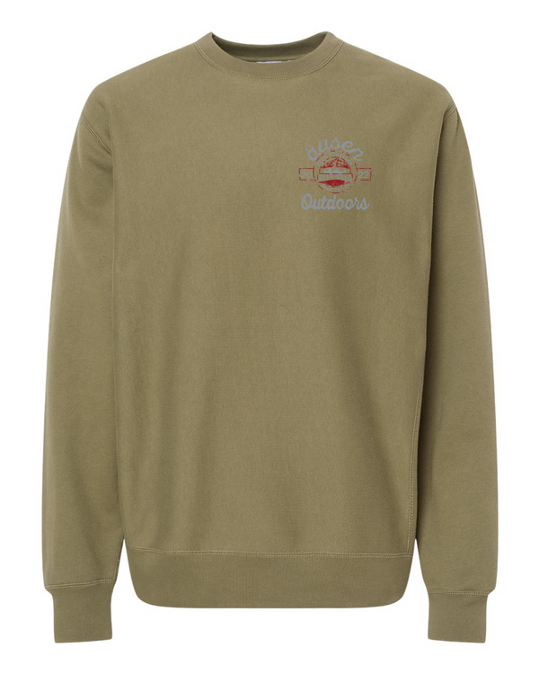 A Timeless Retro Van Legend Heavyweight Crewneck Sweatshirt