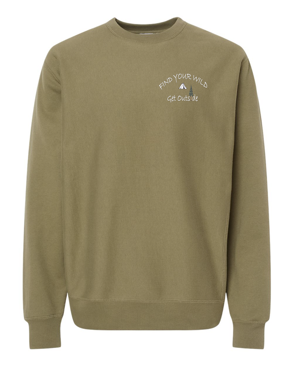 Find Your Wild Camp Cup Legend Heavyweight Crewneck Sweatshirt