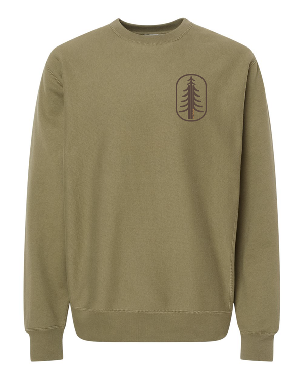 Get Outside Tree In Oval Legend Heavyweight Crewneck Sweatshirt