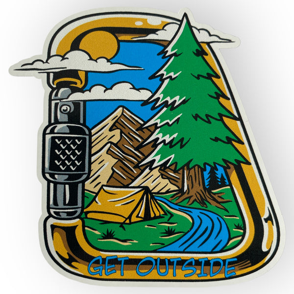 Adventure Scene Carabiner Sticker