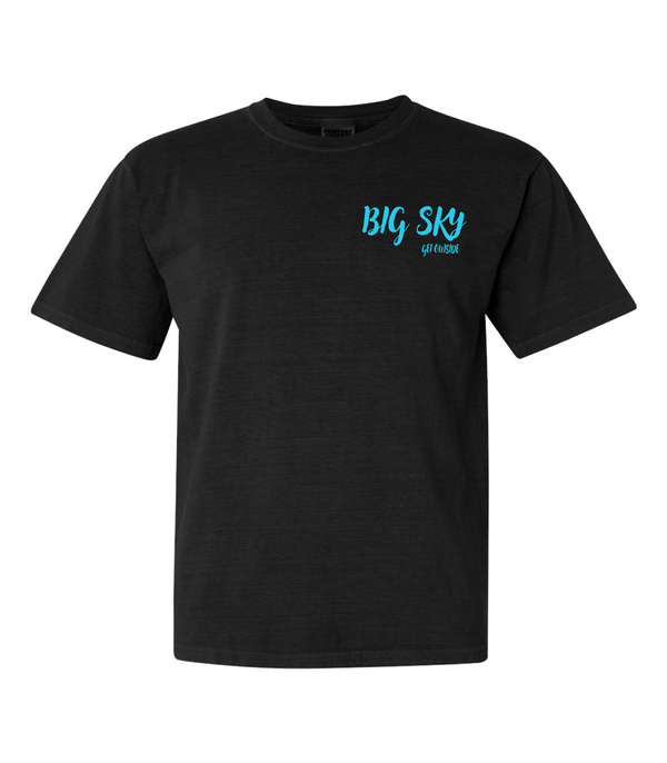 Big Sky Montana Get Outside Bison Short Sleeve T-Shirt