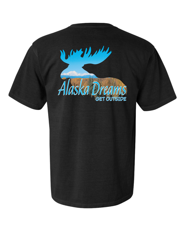 Alaska Dreams Get Outside Moose Short Sleeve T-Shirt