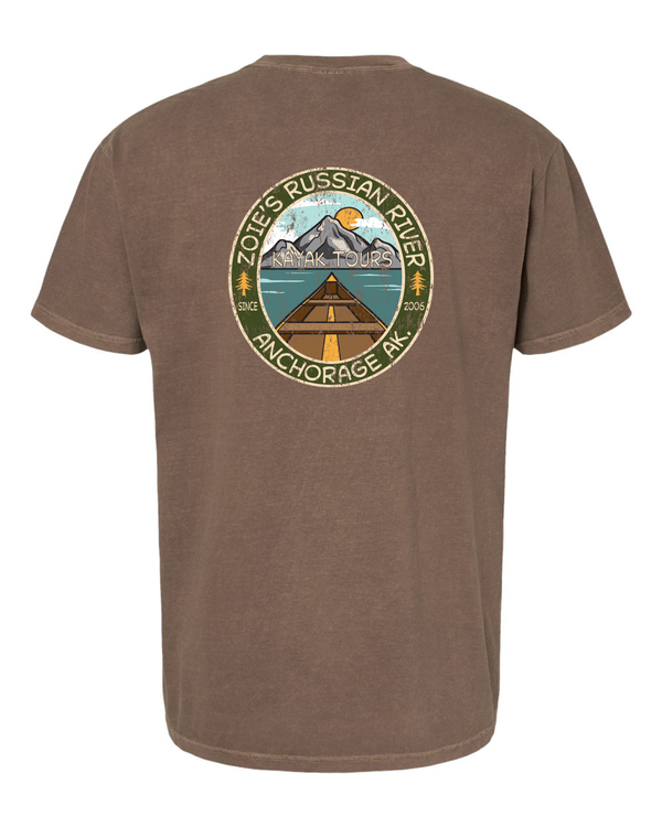 Zoie's Russian River Anchorage Alaska Kayak Short Sleeve T-Shirt