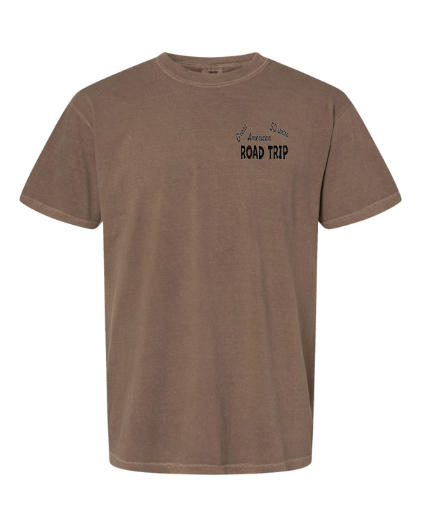 50 State American Road Trip Short Sleeve T-Shirt