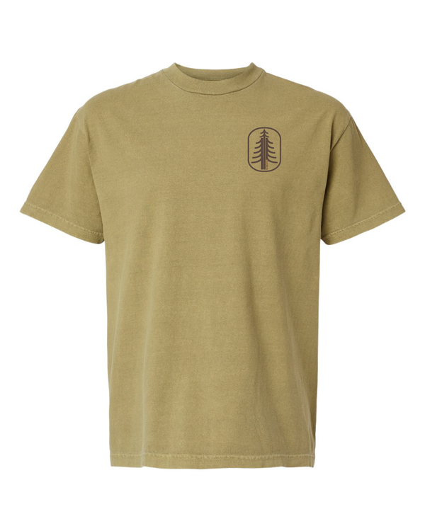 Get Outside Tree in Oval Short Sleeve T-Shirt