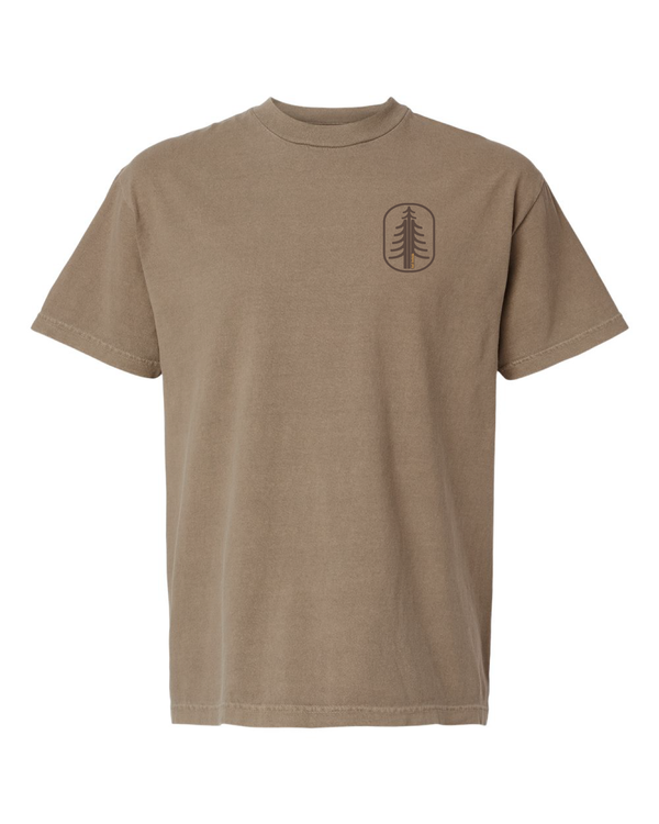 Get Outside Tree in Oval Short Sleeve T-Shirt