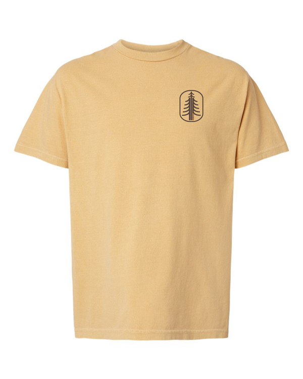 Get Outside Tree in Oval Short Sleeve T-Shirt