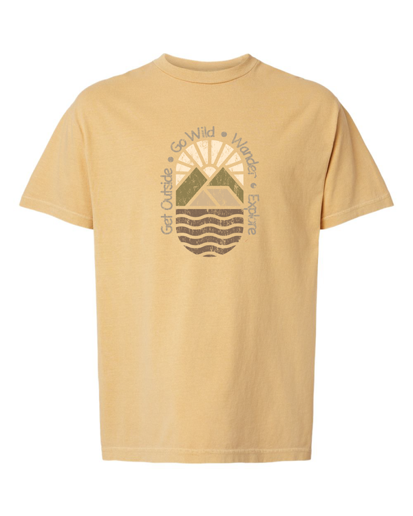 Get Outside Go Wild Wander Explore Short Sleeve T-Shirt