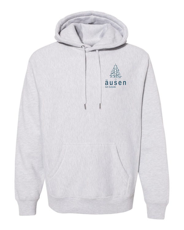 Ausen Blue Mountains Blue Skies Logo Legend Heavyweight Hoodie