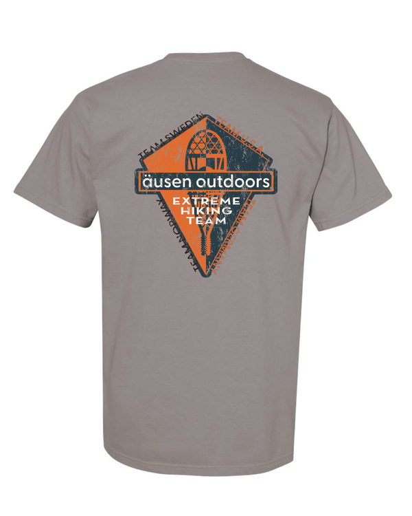 Ausen Outdoors Extreme Hiking Team Snowshoe Short Sleeve T-Shirt