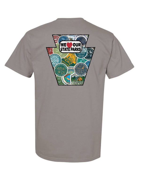 We Love Our State Parks Short Sleeve T-Shirt