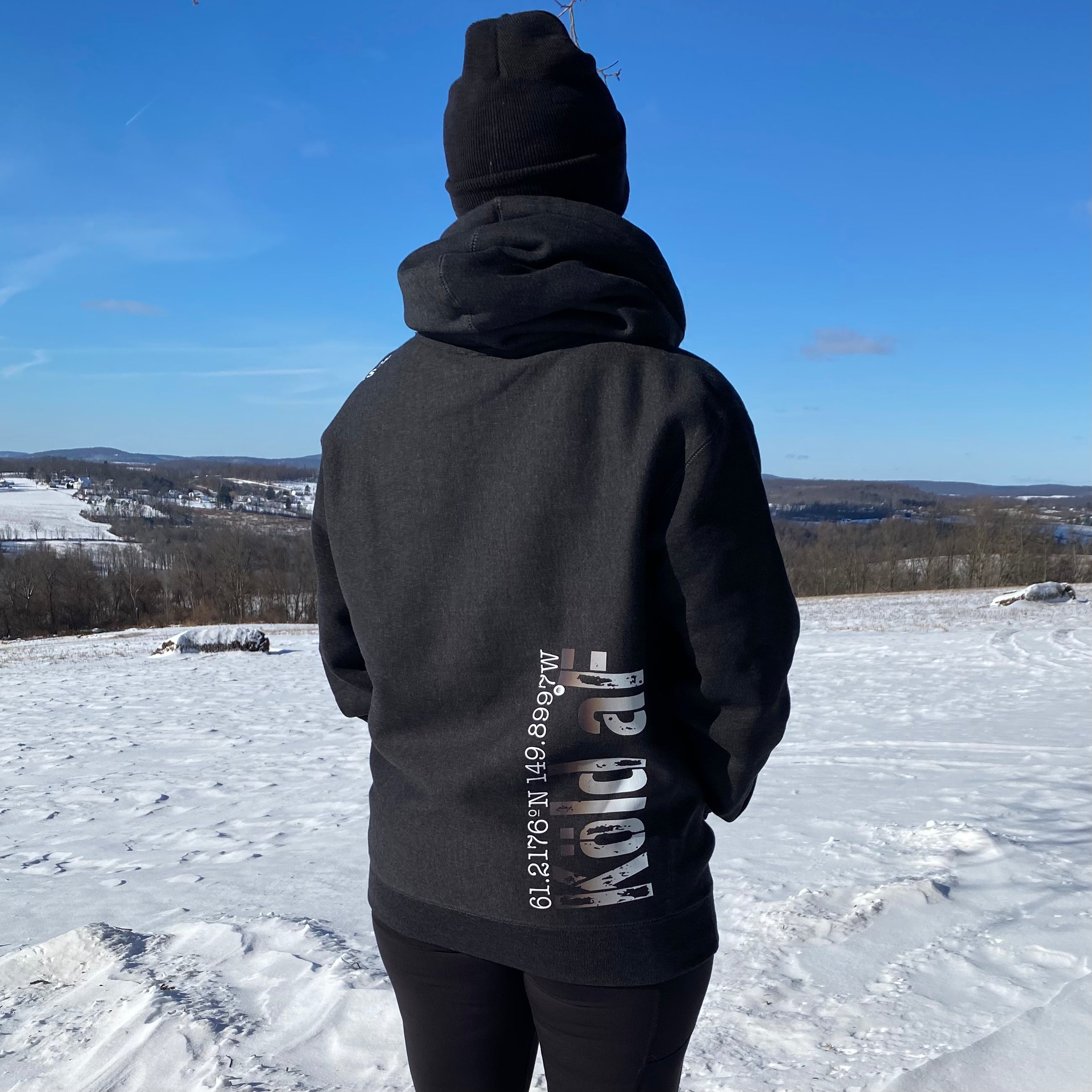 Anchorage Alaska Kold AF Legend Heavyweight Hoodie ausen