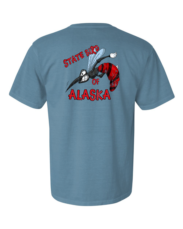 Unofficial State Bird Of Alaska Mosquito Short Sleeve T-Shirt