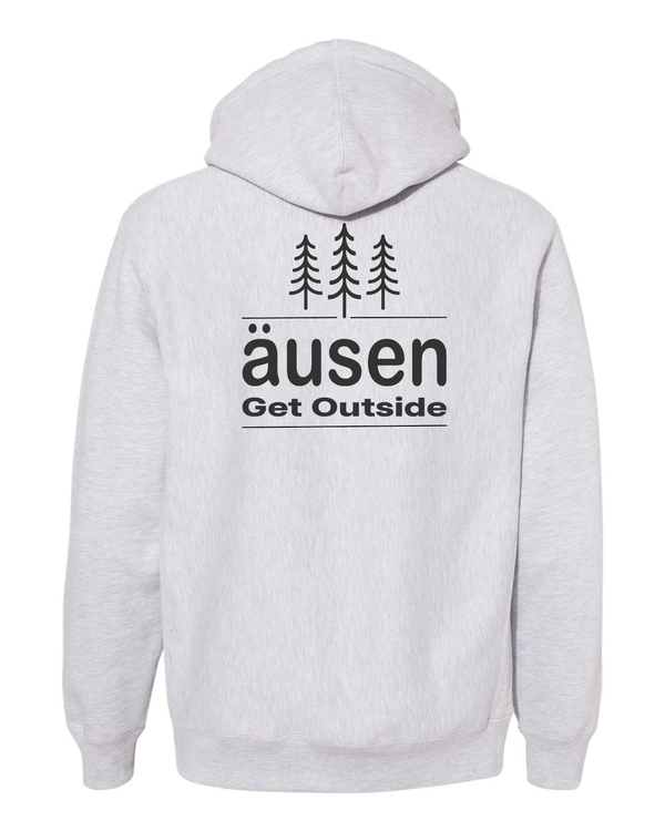 AUSEN GET OUTSIDE TREES LOGO LEGEND HEAVYWEIGHT HOODIE