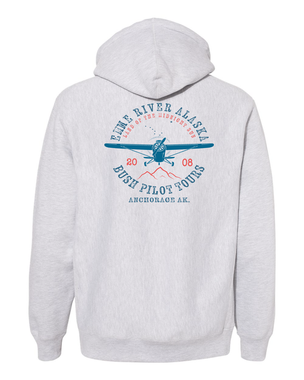 Emme River Anchorage Alaska Bush Plane Legend Heavyweight Hoodie