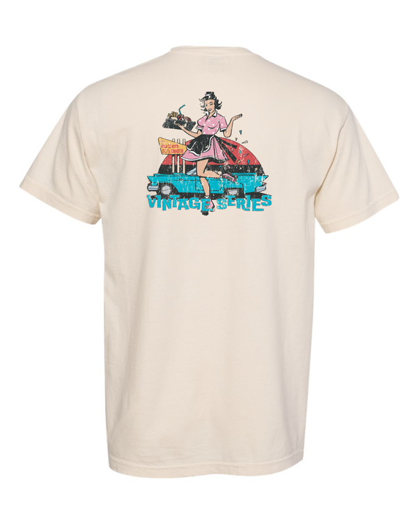 Ausen Vintage Diner Short Sleeve T-Shirt