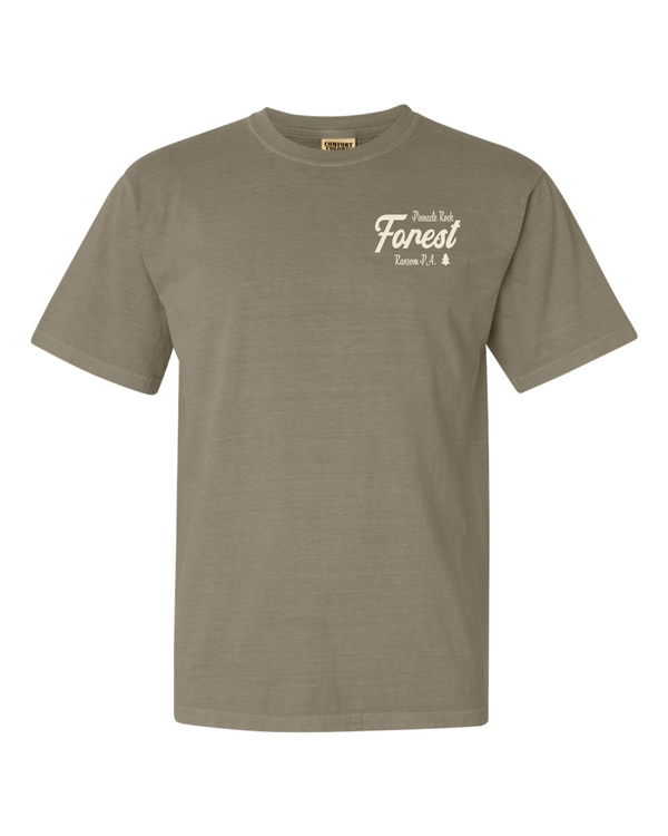 Pinnacle Rock Forest Ransom Pennsylvania Get Outside Short Sleeve T-Shirt