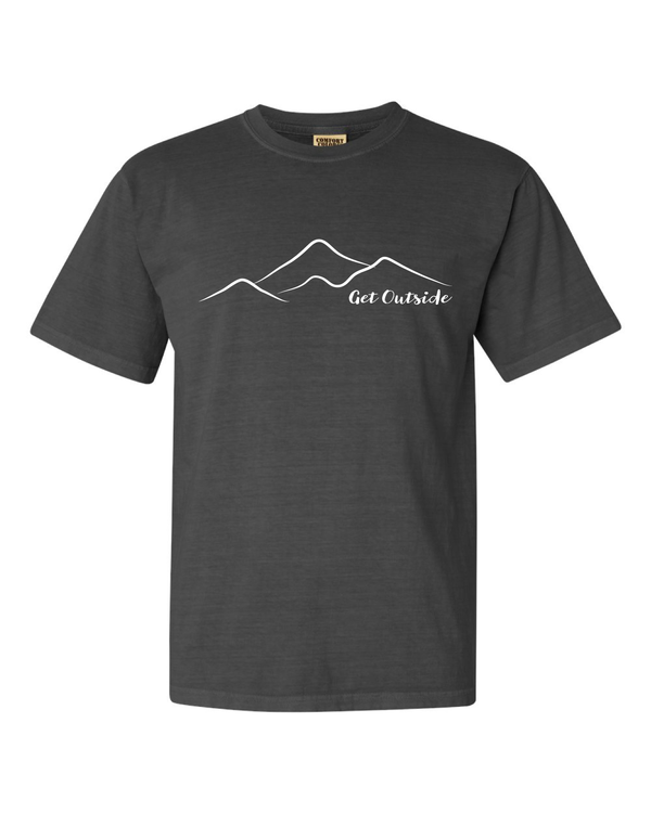 Simple Mountain Get Outside Short Sleeve T-Shirt