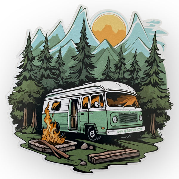 Retro Camping-RV Sticker Pack