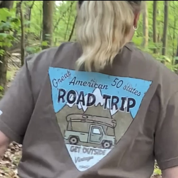 50 State American Road Trip Short Sleeve T-Shirt